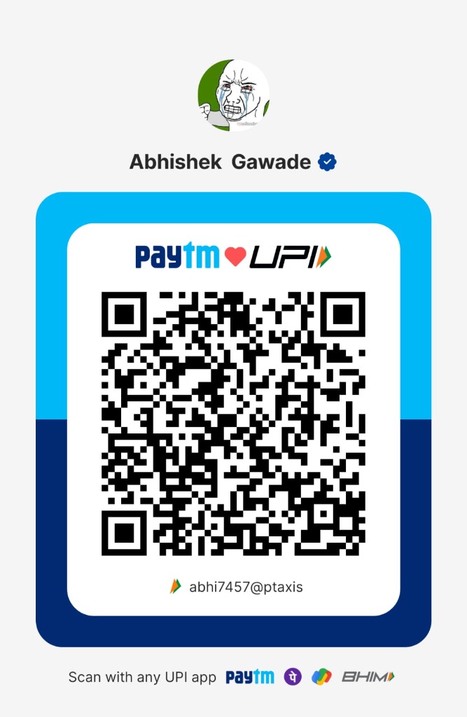 Abhishek Gawade UPI QR Code